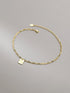 Bratara de glezna Good Luck (Silver/Gold)